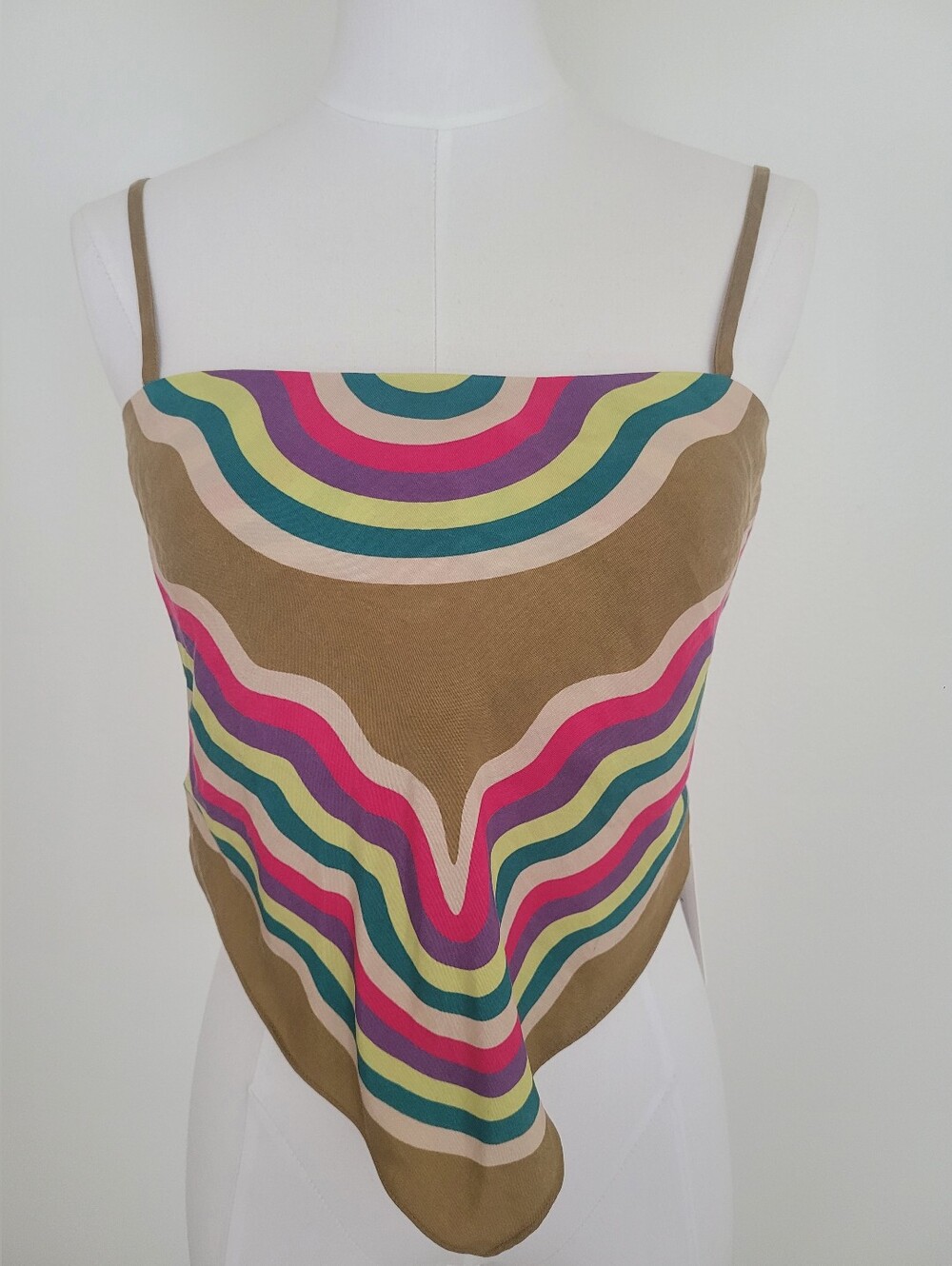Mother - Print Scarf Style Top